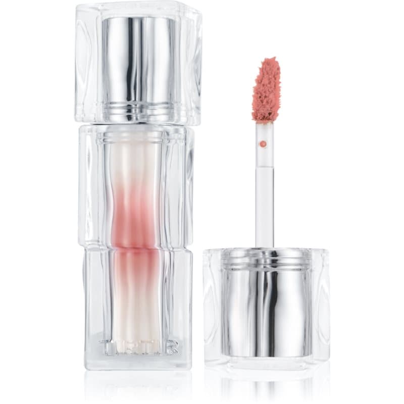 Waterism Glow Tint długotrwały błyszczyk do ust małe opakowanie odcień 23 Peachricot (White Snowy Collection)