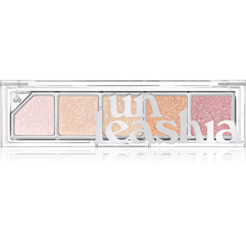 Mood Shower Face Palette Highlighter Version No. 100 Ballerina Shower, - paleta 5 rozświetlaczy do twarzy
