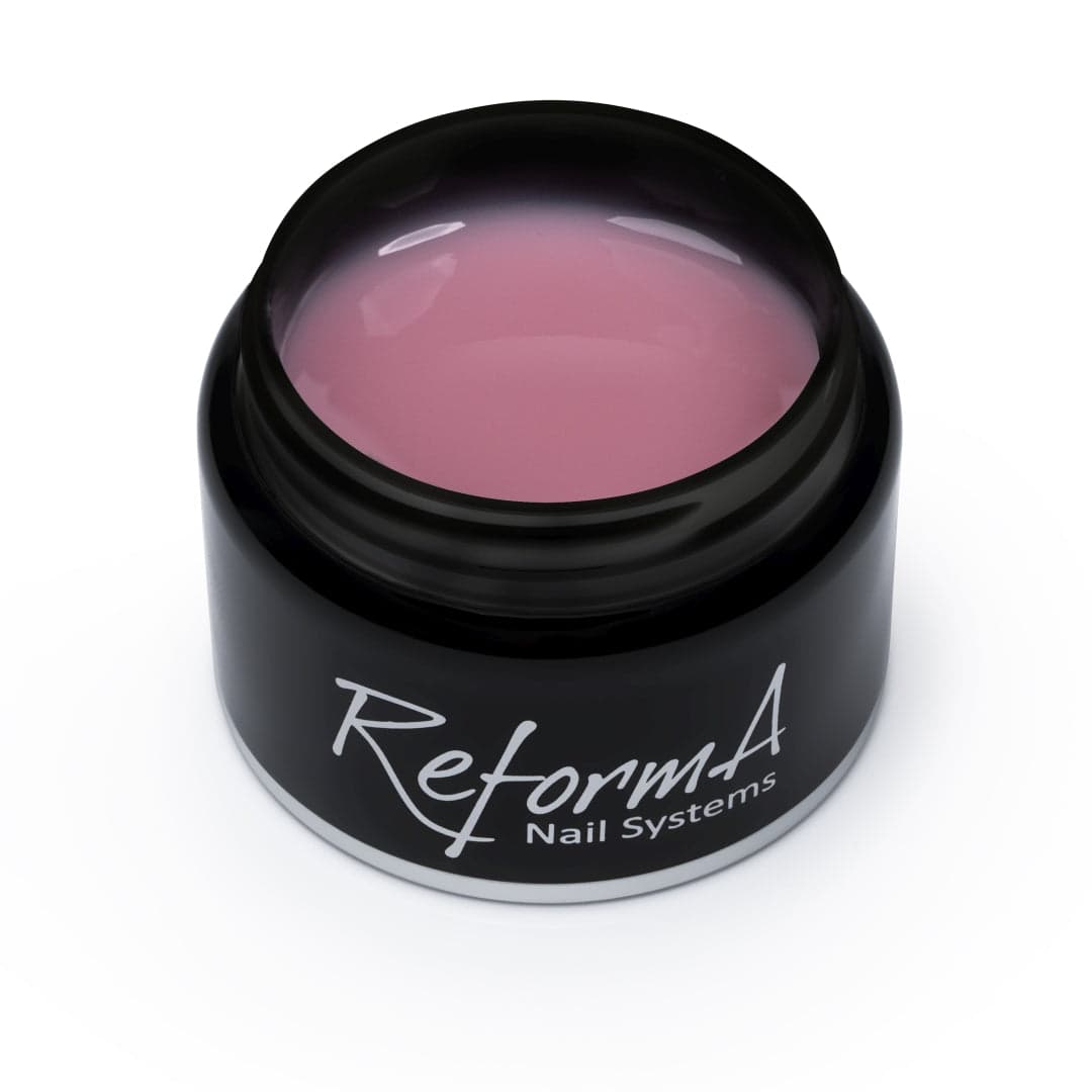 Kauczukowa, jasno różowa, różana, naturalna, pastelowa baza hybrydowa - Light Pink API