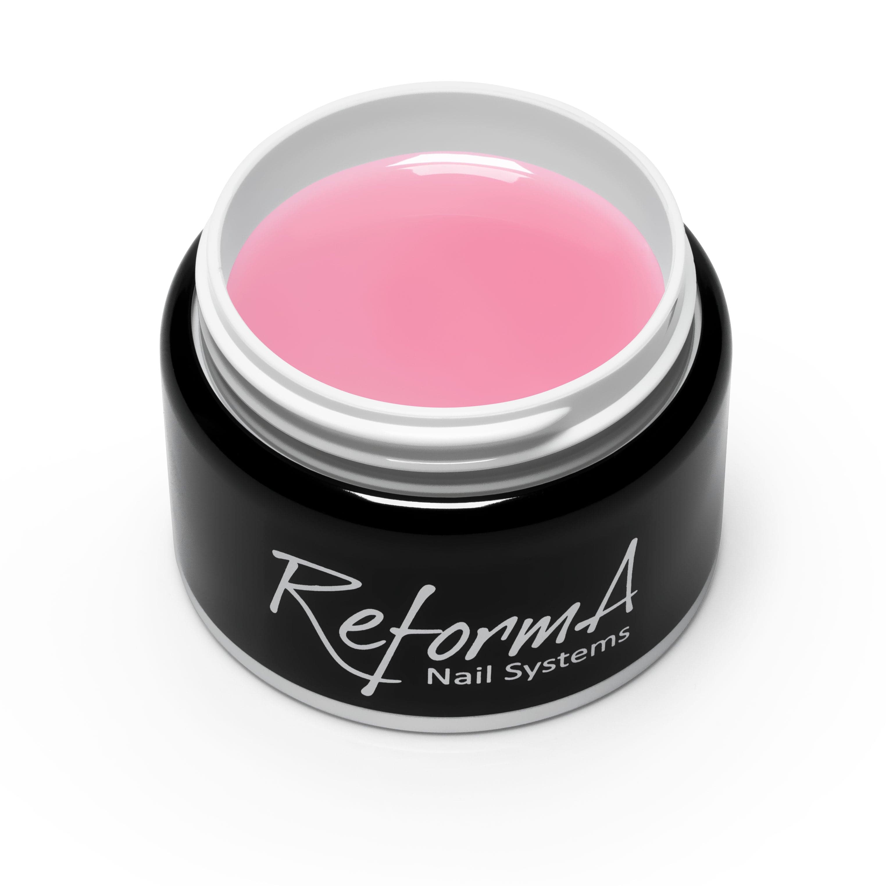 Żel w pędzelku, do szybkiego uzupełniania, jasny, różowy żel w butelce Liquid Gel - Pink Ice