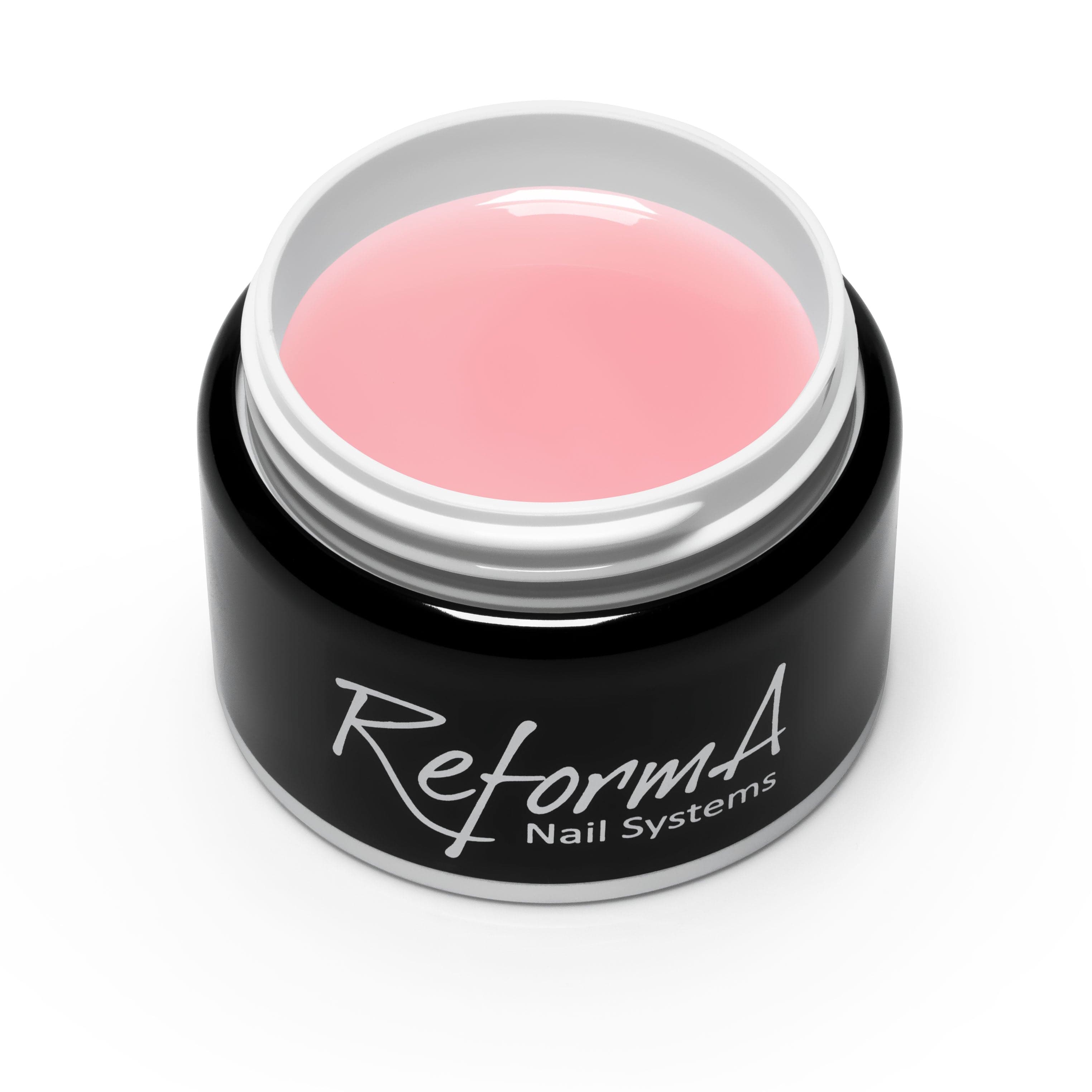 Żel w pędzelku, do szybkiego uzupełniania, cukierkowy żel w butelce Liquid Gel - Crystal Pink