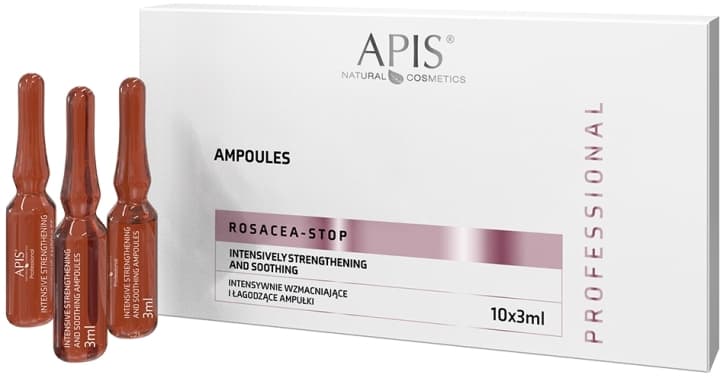 Rosacea-Stop intensywnie wzmacniające i łagodzące ampułki dla cery z trądzikiem różowatym i wrażliwej