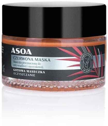 Asoa Maseczka do twarzy Czerwona Glinka