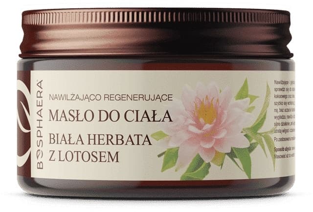 Nawilżająco-regenerujące masło do ciała biała herbata z lotosem