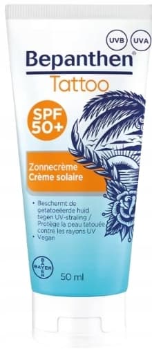 TATTOO SPF50+ krem przeciwsłoneczny do tatuaży