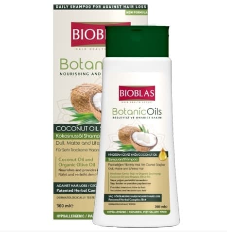 Botanic Oils Szampon na wypadanie włosów z olejem kokosowym