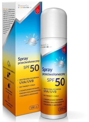 Spray przeciwsłoneczny SPF50