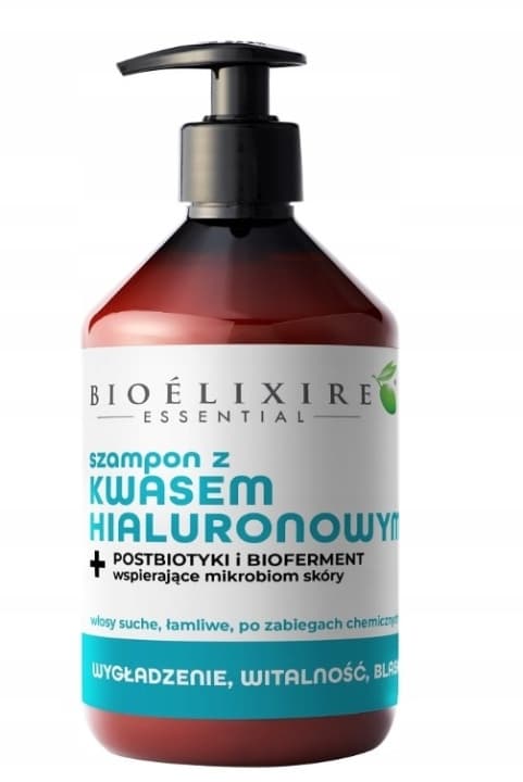 Szampon z kwasem hialuronowym do włosów suchych, łamliwych, po zabiegach chemicznych