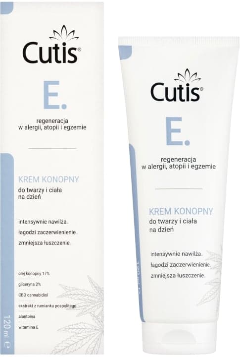 E Krem konopny do twarzy i ciała na dzień