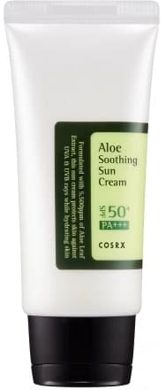 Cosrx Aloe Soothing Sun Cream SPF50+ PA+++lekki krem z filtrem o działaniu kojącym