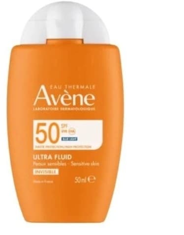 EAU THERMALE AVENE Wysoka ochrona przeciwsłoneczna Ultra Fluid niewidoczny na skórze SPF50