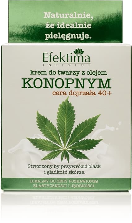 Krem do twarzy z olejem konopnym cera mieszana i tłusta