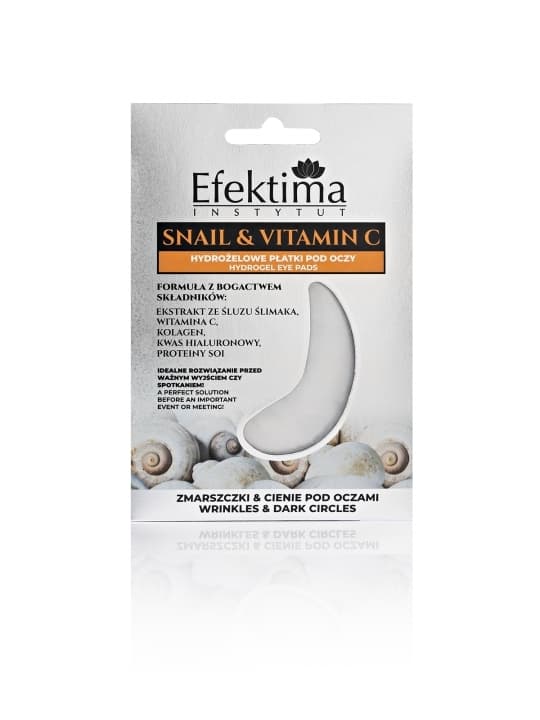 Snail & Vitamin C Hydrożelowe płatki pod oczy Zmarszczki & Cienie pod oczami