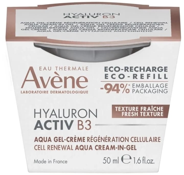 Eau Thermale Avene Hyaluron Activ B3 Aqua-Żel Eco Krem odbudowujący komórki refill