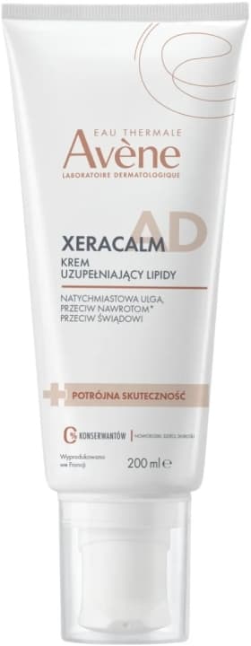 Eau Thermale Avene XeraCalm A.D Krem uzupełniający lipidy skóra bardz sucha ze skłonnościami do atopii
