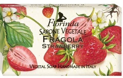 FLORINDA Naturalne mydło roślinne truskawka