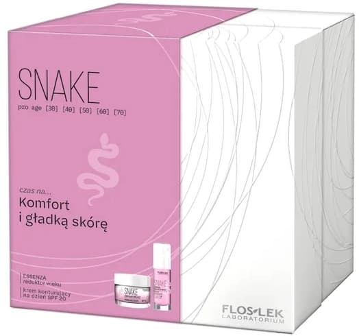 Snake — zestaw Essenza Reduktor wieku i kremu konturującego na dzień SPF 20