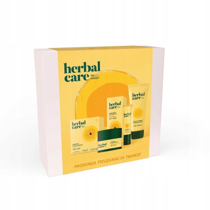 Herbal Care Gift Set My Honey Face Care Zestaw prezentowy (Krem pod oczy + Krem do twarzy + Serum do twarzy)