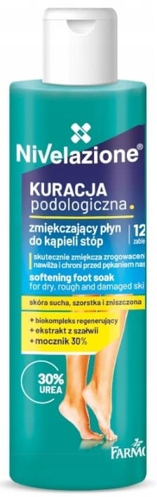 Farmona Nivelazione Kuracja Podologiczna Płyn do kąpieli stóp zmiękczający