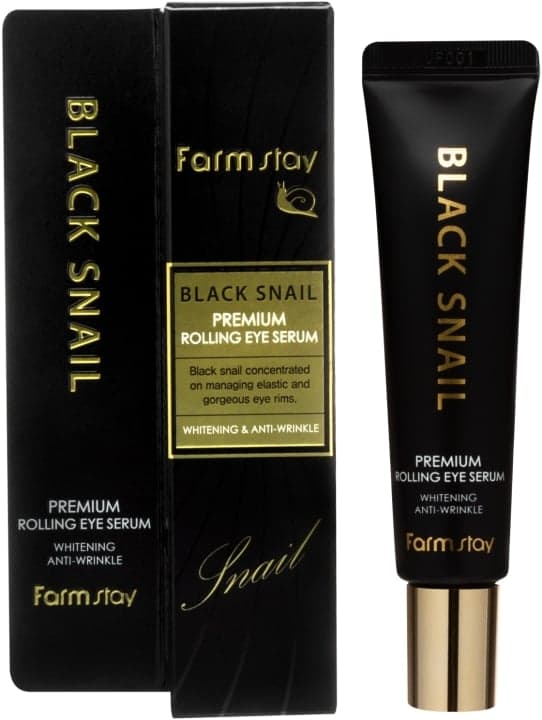 Farmstay Black Snail Premium Rolling Eye Serum
