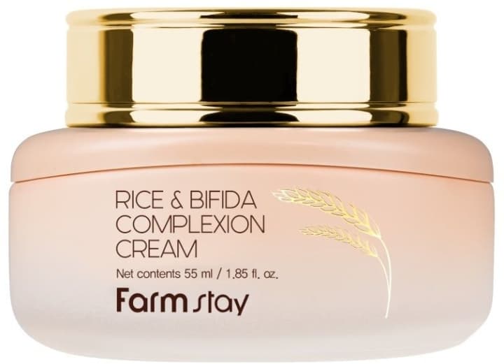 Farmstay Rice & Bifida Complexion Cream Nawilżająco -odżywczy krem do twarzy z Ryżem i fermentami