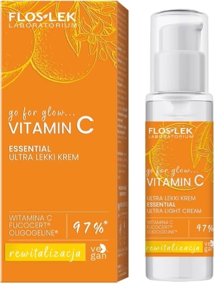 Go for Glow Vitamin C ESSENTIAL ultra lekki krem na dzień i na noc