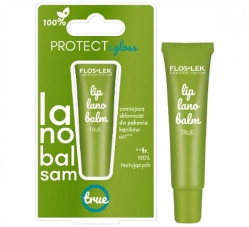 Protect & Gloss lanobalsam do ust TRUE