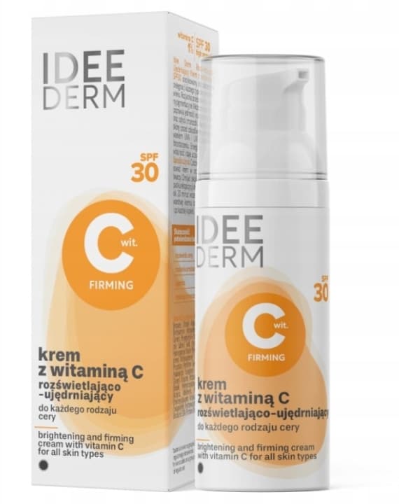 Derm Krem rozświetlająco ujędrniający z witaminą SPF 30