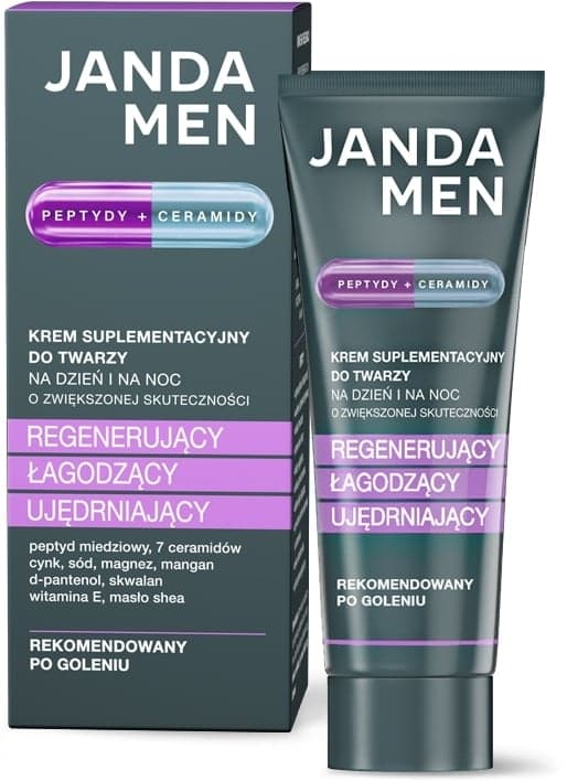 Men krem peptydowo-ceramidowy do twarzy na dzień i na noc