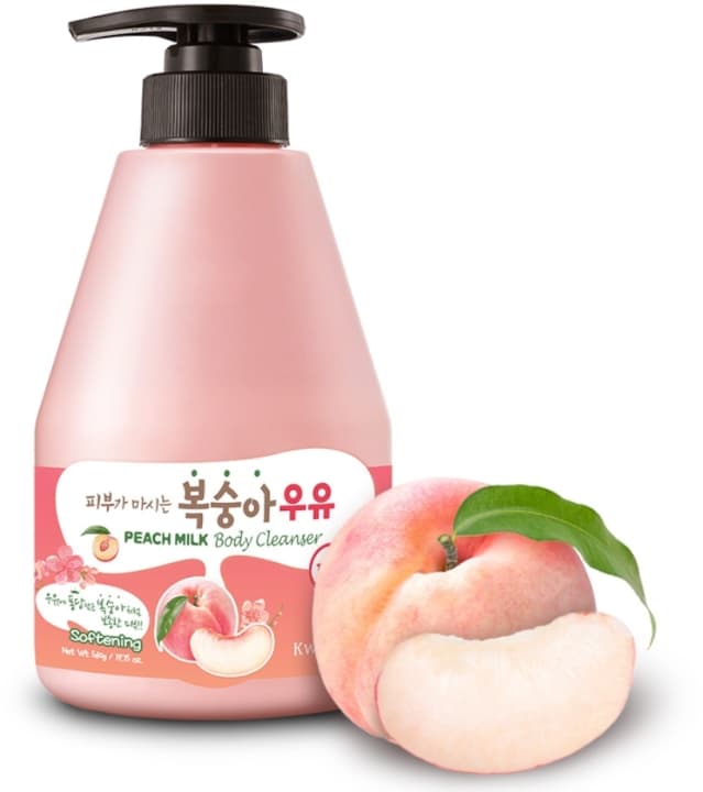 Peach Milk Body Cleanser Zmiękczający żel pod prysznic z ekstraktem z brzoskwini
