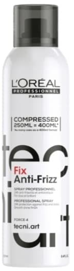 Professionnel Texni Art Fix Anti-Frizz Spray Utrwalający 4/6 Chroniący Przed Wilgocią