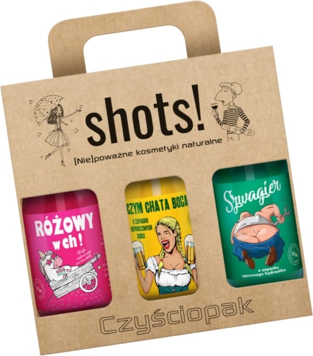 Shots! Czyściopak do Chaty żel: Różowy w ch!, Czym Chata Bogata, Szwagier