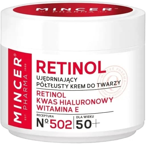 Retinol Krem ujędrniający półtłusty do twarzy 50+