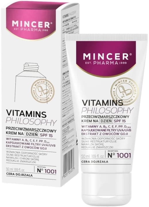 Vitamins Philosophy Przeciwzmarszczkowy krem na dzień SPF15