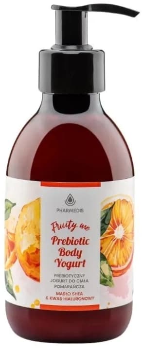 Pharmedis Fruity Me Jogurt do ciała prebiotyczny pomarańcza