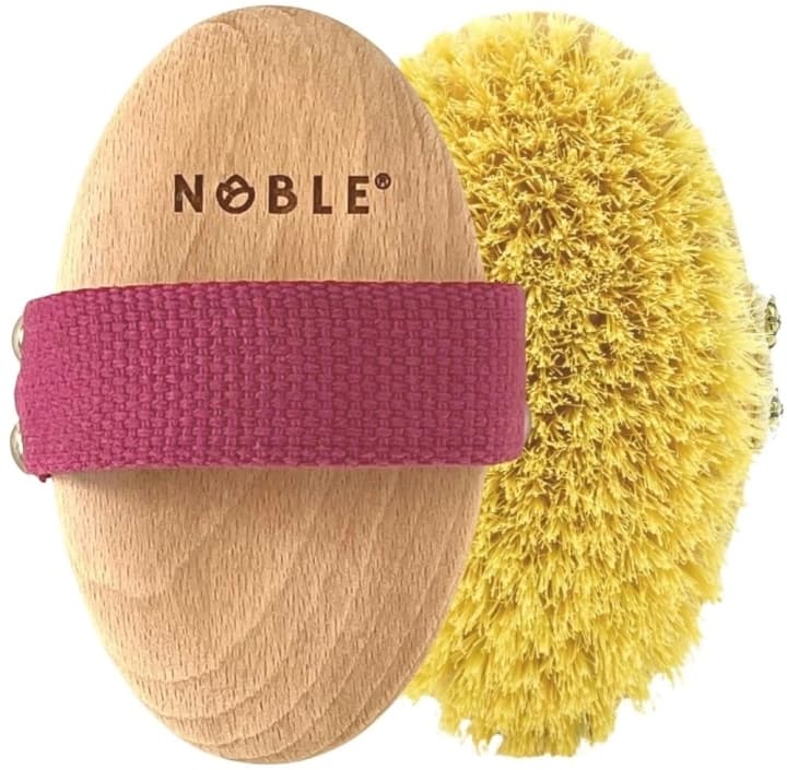 NOBLE Szczotka do Masażu Ciała na Sucho Róż