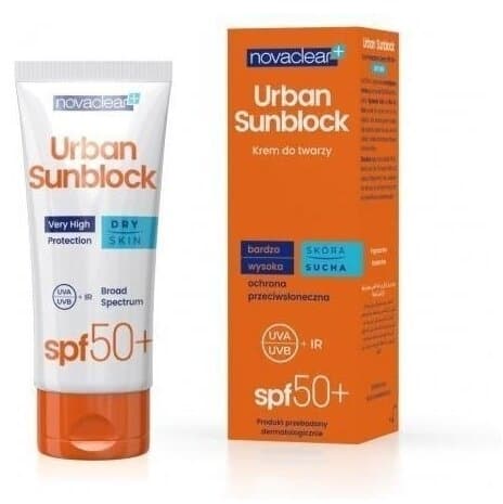 SPF50 Krem ochronny skóra sucha