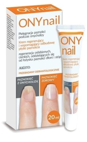 Krem regenerujący i wspomagający odbudowę płytki paznokcia