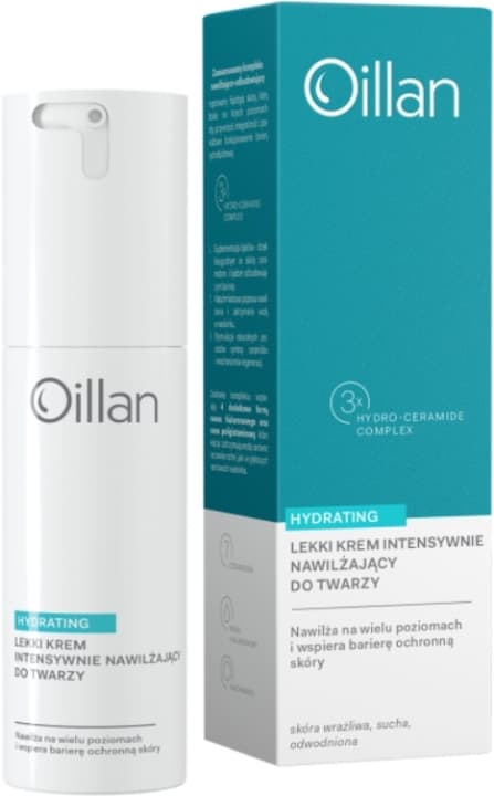 Hydrating, lekki krem intensywnie nawilżający do twarzy