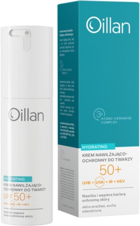Hydrating Krem do twarzy nawilżająco- ochronny skóra sucha, odwodniona SPF 50+