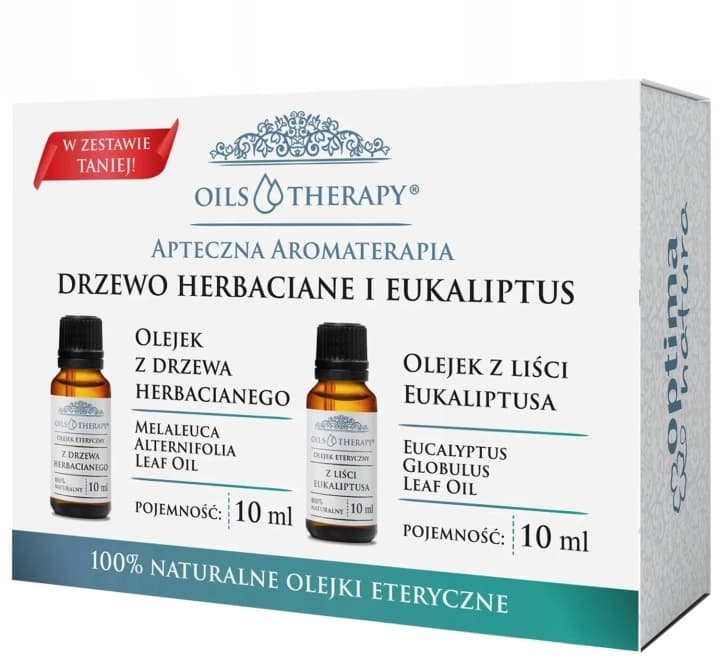 Natura Oils Therapy Apteczna Aromaterapia Zestaw drzewo herbaciane i eukaliptus +
