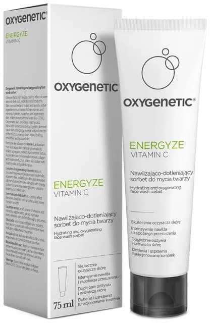 Energyze Vitamin C, Nawilżająco-dotleniający sorbet do mycia twarzy