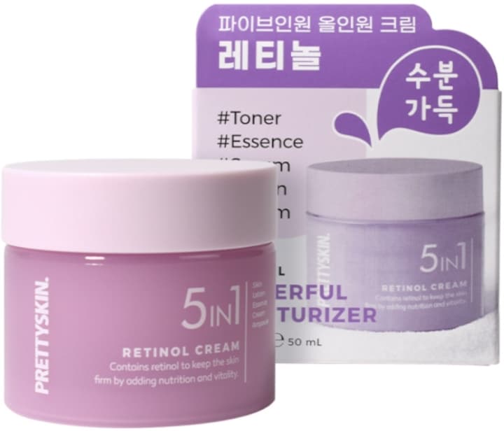 5in1 RETINOL CREAM wielofunkcyjny koreański krem do twarzy z retinolem