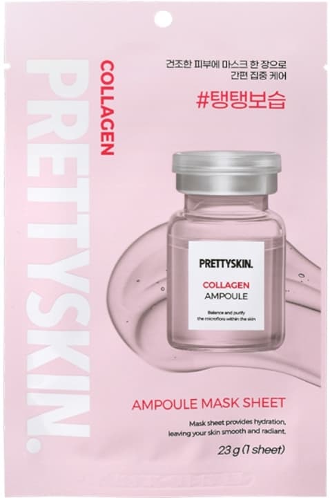 AMPOULE Mask Sheet COLLAGEN ujędrniająca koreańska maseczka w płachcie z kolagenem i kwasem hialuronowym
