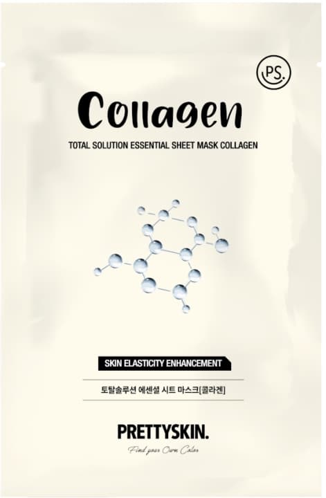 Total Solution Essential Sheet Mask COLLAGEN nawilżająca koreańska maseczka w płachcie z kolagenem