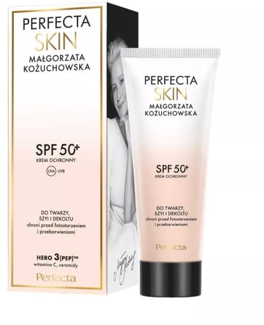 SKIN MAŁGORZATA KOŻUCHOWSKA Ochronny krem do twarzy, szyi i dekoltu SPF50+