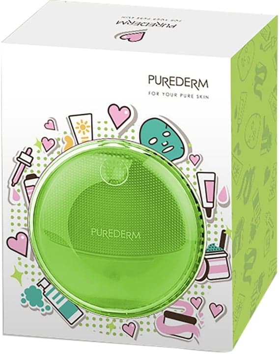 Purederm Silikonowa podróżna szczoteczka soniczna do oczyszczania i masażu twarzy