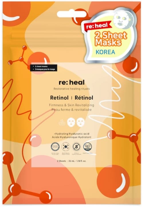 HEAL Retinol Maseczka w płachcie ujędrnienie i rewitalizacja