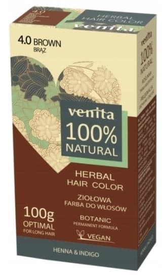 Herbal Hair Color ziołowa farba 4.0 Brąz