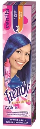 Trendy Color Mousse pianka koloryzująca 39 Kosmiczny Błękit